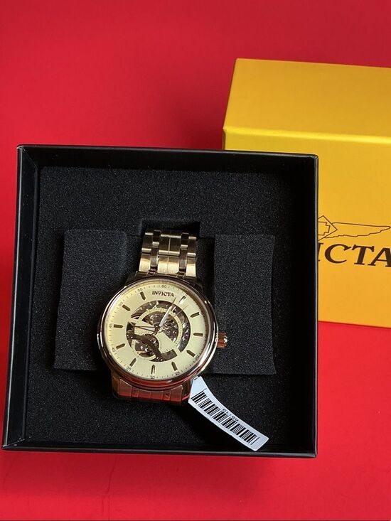 Invicta Other - Invicta Objet D Art Automatic Men's Watch w/ Skeleton Dial - 42.5mm, Gold 69119